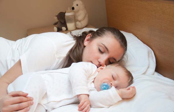 Сон ребенка в родительской постели