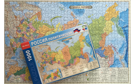пазл карта России
